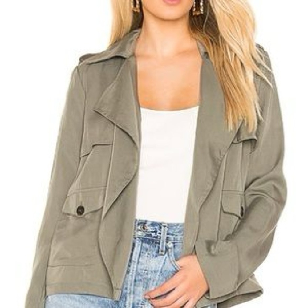 Lovers + Friends Women's Olive Jacket Medium